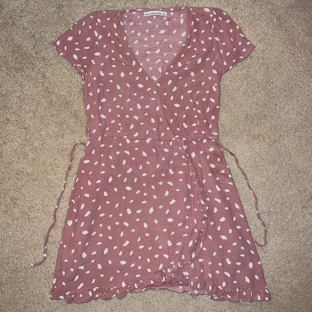 Abercrombie & Fitch Pink Wrap Dress